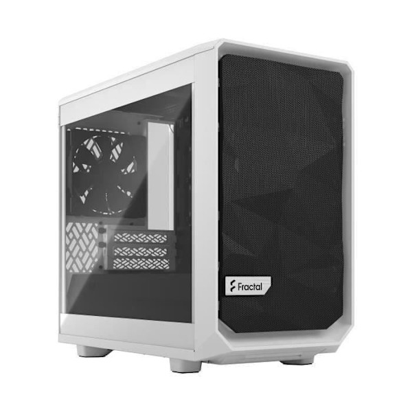 FRACTAL DESIGN Meshify 2 Nano White TG Clear Tint PC-kotelo Valkoinen