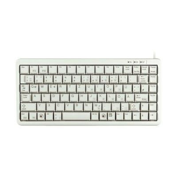 CHERRY G84-4100 näppäimistö - Langallinen - Vaaleanharmaa - QWERTY US - 2 vuoden takuu Harmaa
