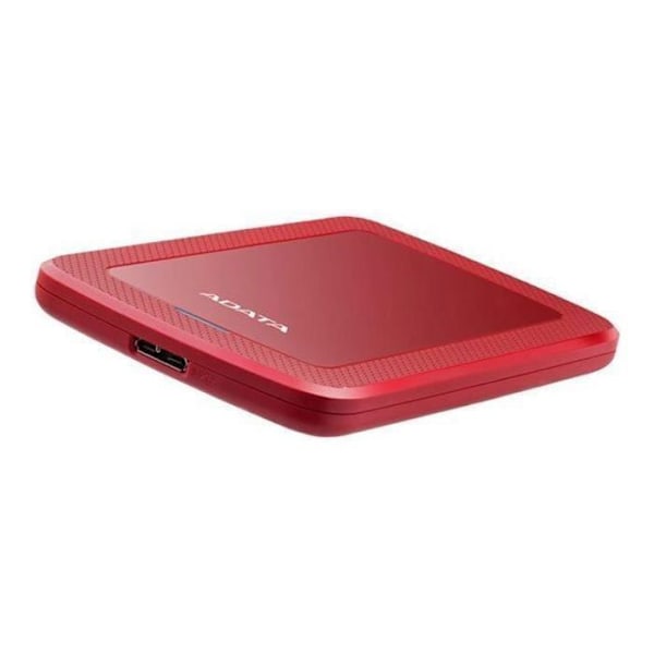 ADATA HV300 bærbar ekstern harddisk - 2 TB - USB 3.1 - AES 256 bit - Rød