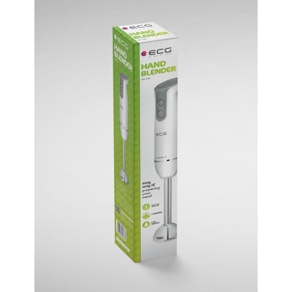 ECG RM 430 - Stavblender - Fod i rustfrit stål - 400W - 2 hastigheder