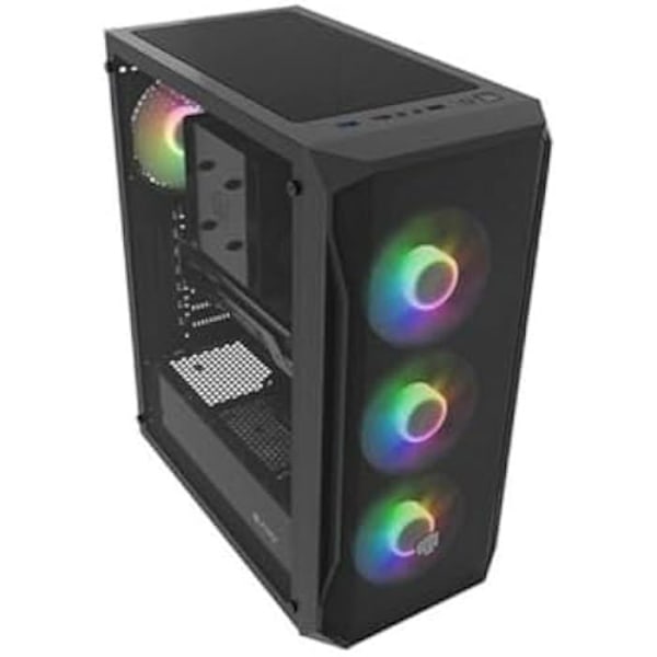 Fury SHOBO SH4F RGB MIDI Tower PC etui - NATEC - RGB - Midi tårn - ATX Sort