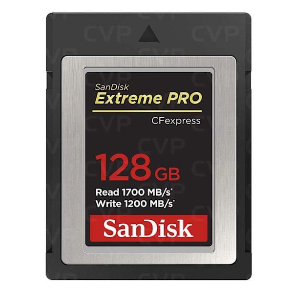 Flash-muistikortti - Sandisk - SDCFEexpress 128GB - Lukunopeus 1700MB/s - Kirjoitusnopeus 1200MB/s