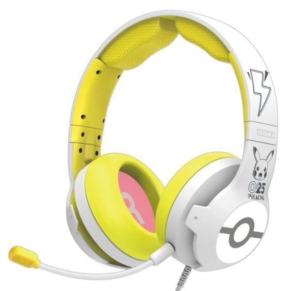 Hori cuffie pikachu pop bianco/giallo - 0810050910941