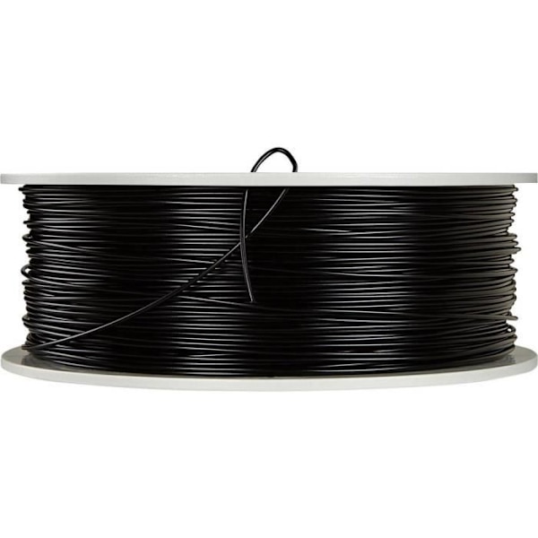 Verbatim ABS filament - Sort RAL 9017 - 1,75 mm - 1 kg - Høj stivhed og glans