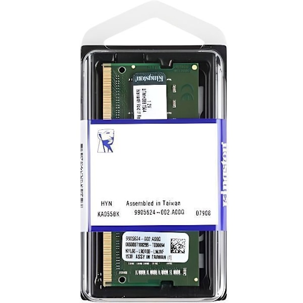 RAM-modul - KINGSTON - 8 GB DDR4-2666 SDRAM - CL17 - Icke-ECC - Obuffrad