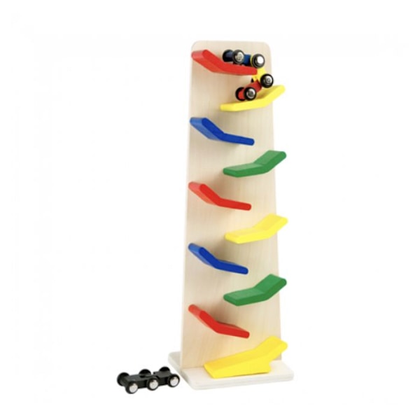 Pieni puinen juna - Small Foot Design - Zigzag Cascades Tower - Puinen lelu 3-vuotiaille ja sitä vanhemmille vauvoille Flerfärgad
