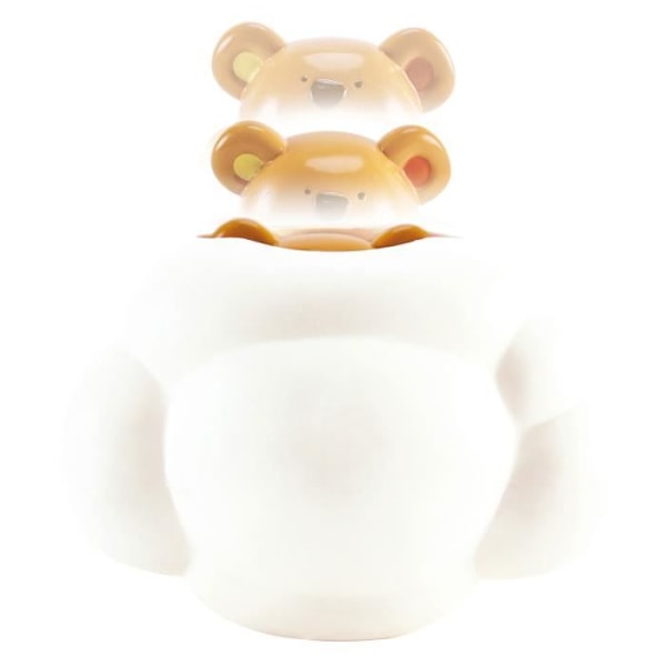 Badleksak - HAPE - Pop-up nallebjörn - Plast - Vit - 12 månader - Baby - Blandat