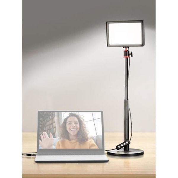 Lys lampe - Rollei - Lumis Key Light Stream - CRI 95 - Stativ - LED belysning
