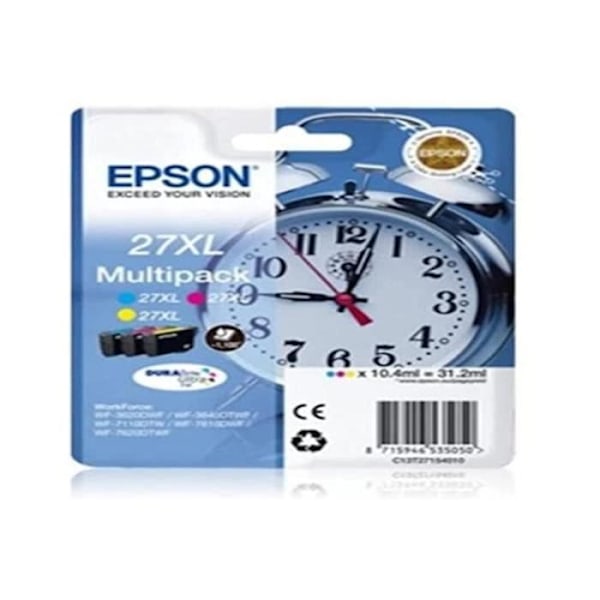 EPSON Multipack T2715 XL - Väckarklocka - Cyan, Magenta, Gul (C13T27154012)