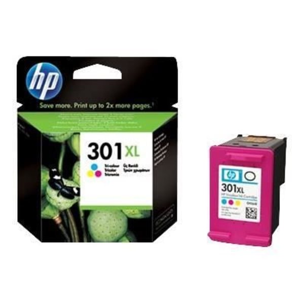 301XL mustepatruuna - kolmivärinen väriainepohjainen - HP - 1 kpl pakkaus - suuritehoinen