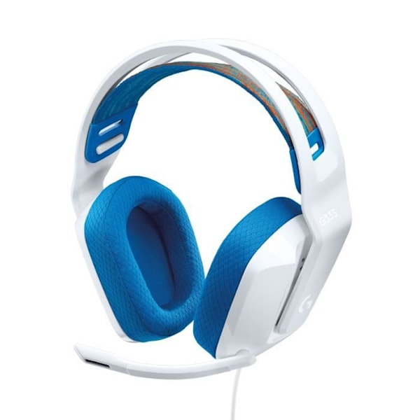 Gaming headset - Kablet - Logitech G - G335 - Letvægts - Hvid