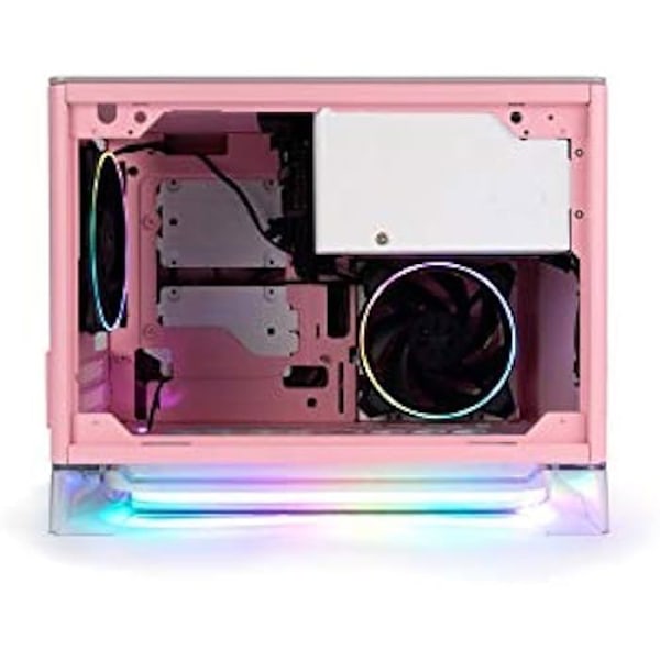 Mini-ITX kabinet - IN WIN - A1 Plus - Farve Rosa - 650 Watt strømforsyning - Lille formfaktor