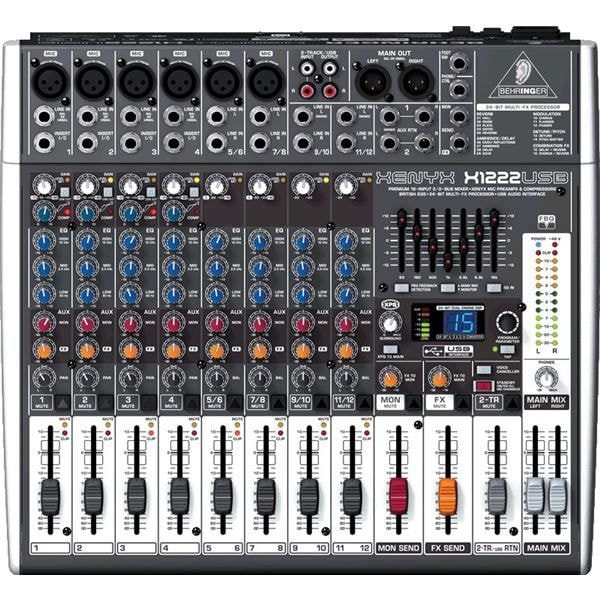 Behringer mikseri ja liitäntä X1222USB