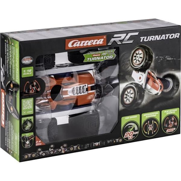 Turnator radio-ohjattu auto - CARRERA-TOYS - 2.4Ghz - 16 pelaajaa - 6 vuotta