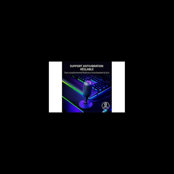 Mikrofoni - Razer - Seiren V3 Mini - Supercardioidi - USB - Kompakti ja kevyt