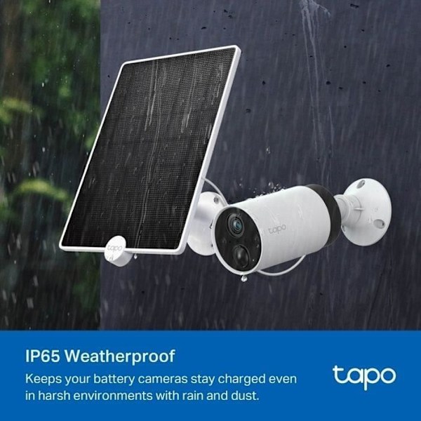 Tapo A200 Solpanel - för Tapo batterikameror (Tapo C400, Tapo C420, Tapo C425) IP65 - endast för en kamera
