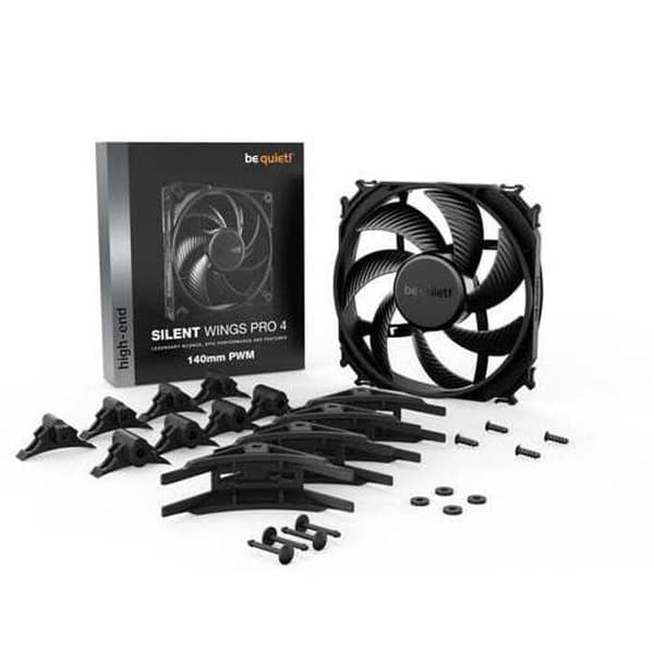 Fan - var tyst! - SILENT WINGS PRO 4 - 140 mm - 2400 RPM - 36,8 dB