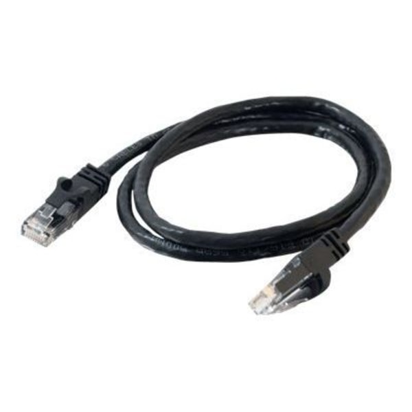Patchkabel - C2G - CAT 6 - 3 m - Gjuten, tvinnad, kroklös, skärmad - svart