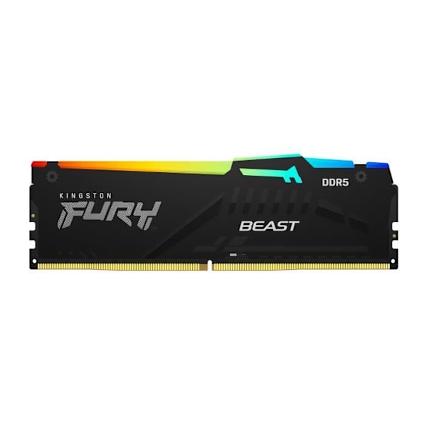 RAM-muisti KINGSTON 64GB DDR5 6400MT/s CL32 DIMM 2 kpl FURY Beast RGB EXPO