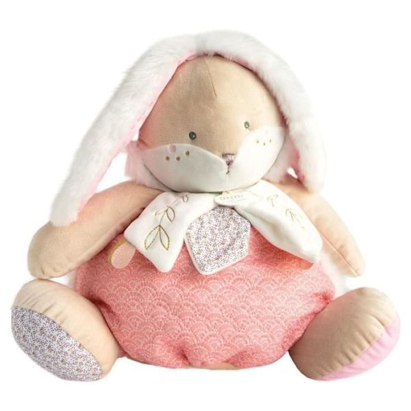 Doudou og Selskabet - Sukkerkanin - Pyntepjame Rosa - Baby - 3 år - Unisex Lyserød