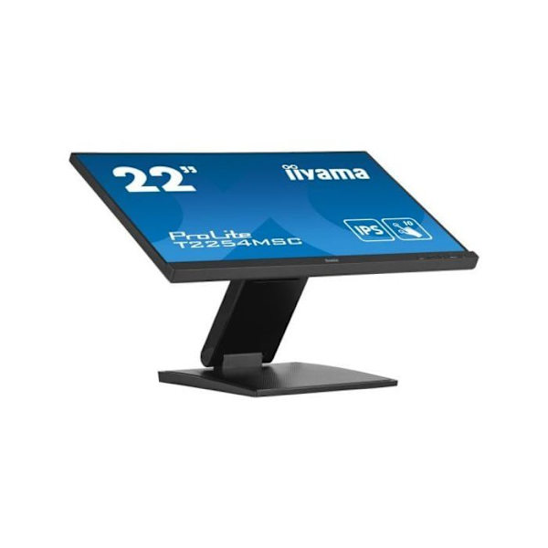 IIYAMA Touchscreen - PROLITE T2254MSC-B1AG - 21.5 tommer - 1920x1080 - IPS - 10 berøringspunkter