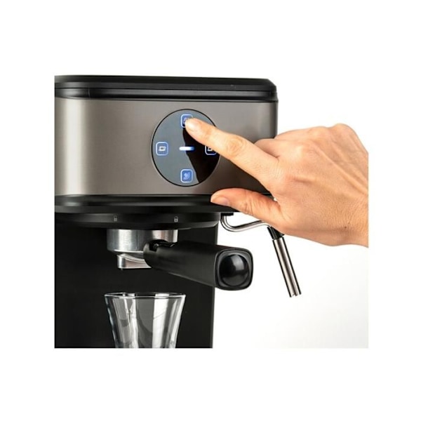 Espresso kaffemaskine BLACK+DECKER BXCO850E - 850W - 20 bar - 2 kopper - Dampfunktion - Automatisk slukning