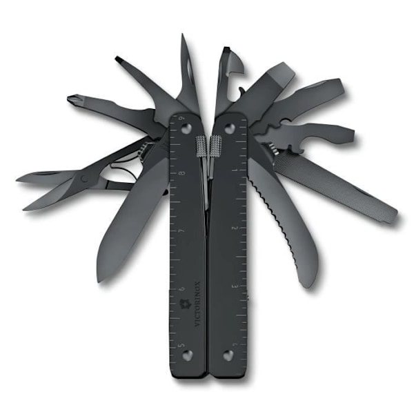 VICTORINOX SWISSTOOL MXBS 3.0326.M3N + BLØD NYLON CASE - 26 FUNKTIONER sort