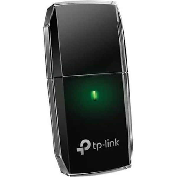 TP-Link Kraftfull WiFi-dongel AC 600 Mbps, Archer T2U USB wifi-adapter, wifi-dongel, Windows 11/10/8.1/8/7/XP, Mac OS Svart