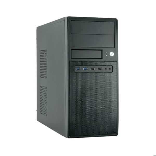 Midi-torni kotelo - CHIEFTEC - CG-04B-OP - Musta - 2x USB 3.0 - 2x 5.25" / 1x 3.5" musta