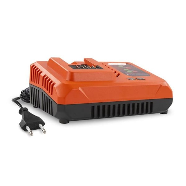 Powerplus Dual Power 4 A POWDP9051 Batterilader - til 20 V og 2x20 V batterier - Trådløs - Batteriplatform Orange