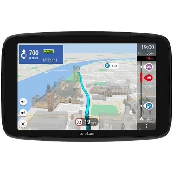 TomTom - GO Camper Max 2. sukupolvi Premium Pack - GPS asuntoautolle, vaunuille ja autolle - 7 tuumaa - Maailmankartta