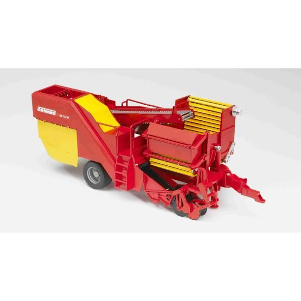 Grimme SE75-30 perunannostokone - BRUDER - Korkeussäädettävä - Juoksumatto ja kampi Rød