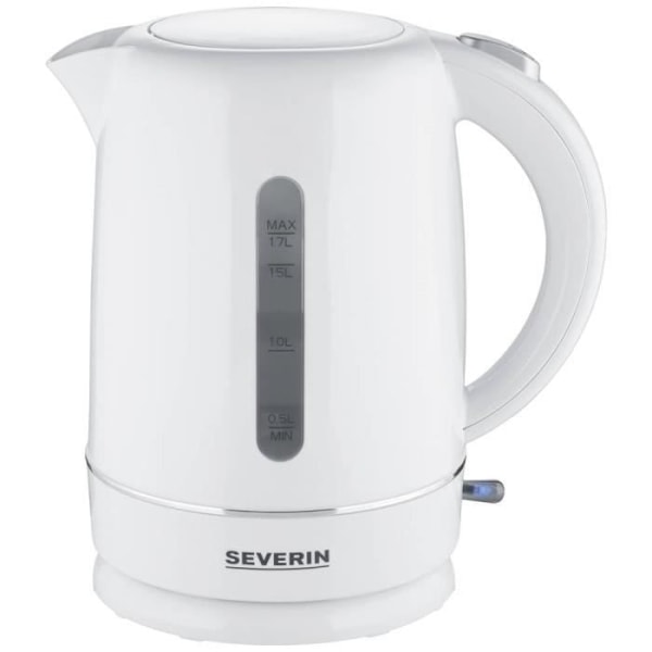 Langaton vedenkeitin - SEVERIN - WK 4325 - 1,7 L - 2200 Watt - 360° tukikohta hvid