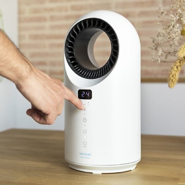 Cecotec Lavt forbrug Opvarmning Ready Warm 8400 Bladeless Connected. Effekt 1500 W, Wifi, Fjernbetjening, LED-skærm, Touch, 3