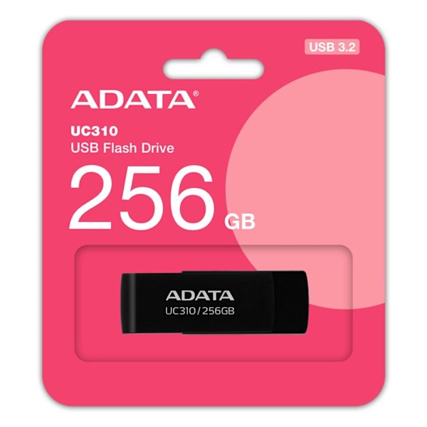 Adata Pendrive UC310 256GB USB3.2 sort - 4711085941954 Sort