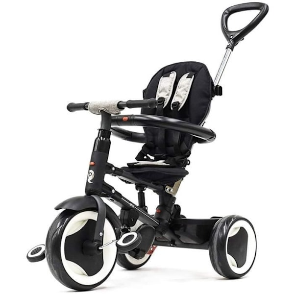 QPlay tricycle Rito Plus junior stål grå/sort grå