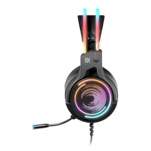 Peliulkokaiutin - DEFENDER - COSMO PRO 7.1 - USB - RGB LED - Aktiivinen melunvaimennus Rgb førte