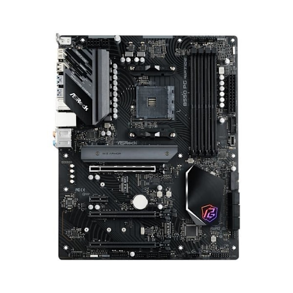 Emolevy - ASROCK - B550 PG Riptide - DDR4 SDRAM - Socket AM4 - AMD Ryzen 3000/4000/5000 - PCIe 4.0