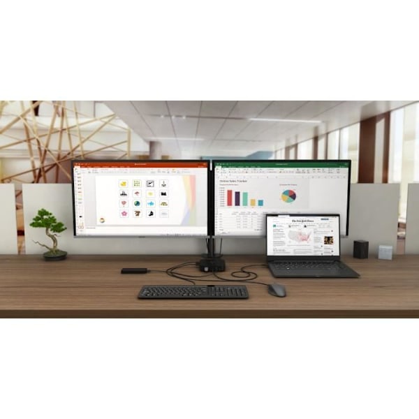 i-tec - USB-C-telakka 2x4K