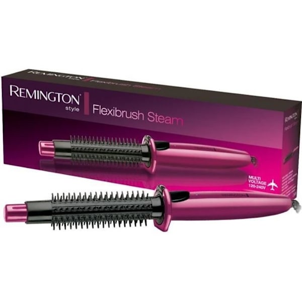 Steam Hair Brush Volume and Waves - REMINGTON - CB4N - Diameter 15 cm - Snabb styling Rosa, Svart