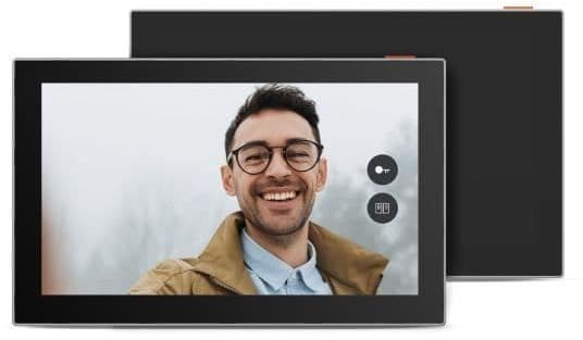 Touchscreen för dörrtelefon - EZVIZ - SD7 - Trådlös uppladdningsbar - 7" Svart