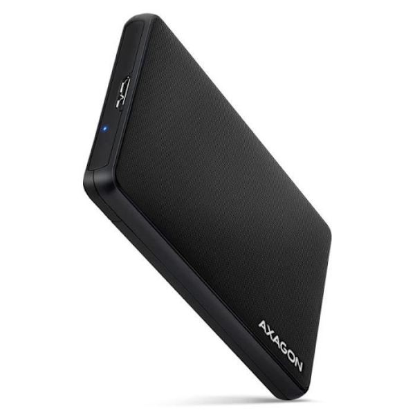 AXAGON-kompatibel EE25-SL ekstern 2.5-Gehäuse, USB 3.0 / SATA III - USB-A, Sort - 8595247905826