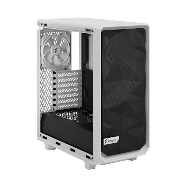 FRACTAL DESIGN Meshify 2 Compact Lite White TG kirkas ATX PC-kotelo