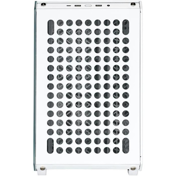 PC-kotelo - COOLER MASTER - QUBE 500 Flatpack White Edition, Midi Tower, valkoinen, ATX/SFX, 120 mm tuulettimet, 2,5"/3,5" HDD