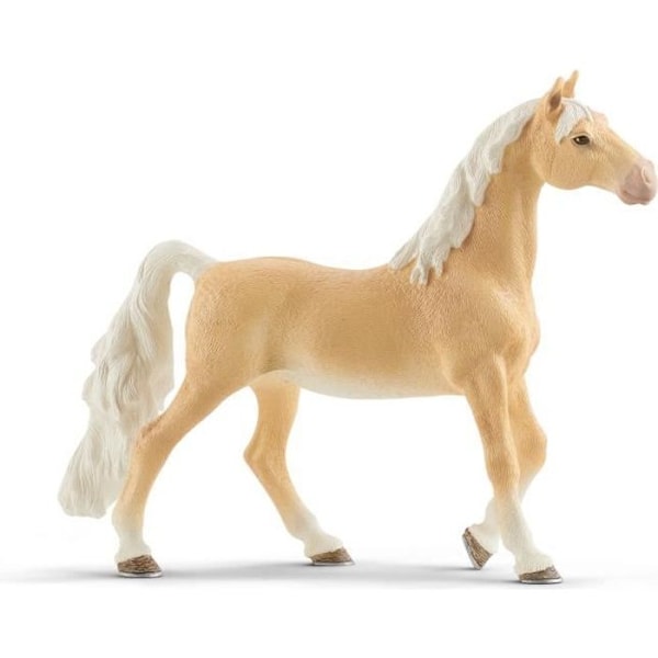 Amerikkalainen satularotuinen tammahahmo - SCHLEICH - 13912 - Horse Club - Beige - Lapsi - Monivärinen Flerfarvet