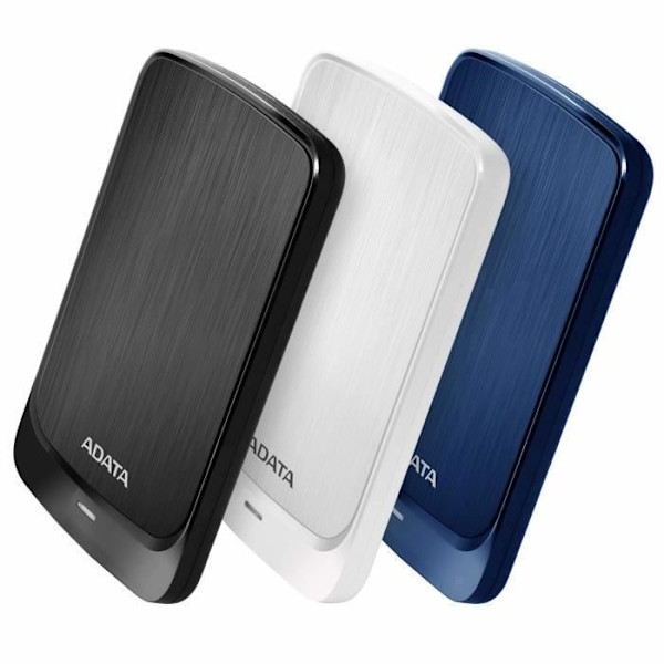 ADATA HV320 ekstern harddisk - 1000 GB - USB 3.0 - Drevet af USB-port - Blå