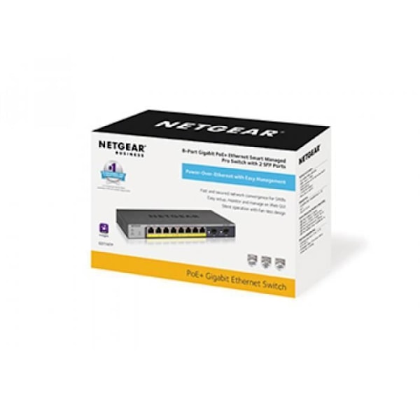 NETGEAR - gigabit niveau 2 8 porte+ 2 - 8 porte 1