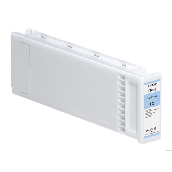 Epson T8005 blækpatron - 700 ml - Cyan - SureColor SC-P10000, SC-P20000