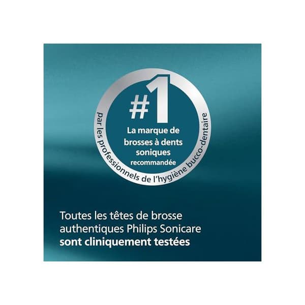 Ersättningsborstar tandborste - PHILIPS - Sonicare W2 Optimal White - 4-pack - Vit - Bleknande Vit