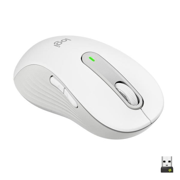 Hiiri - Langaton - Logitech - M650 L - Vasenkätinen - Valkoinen